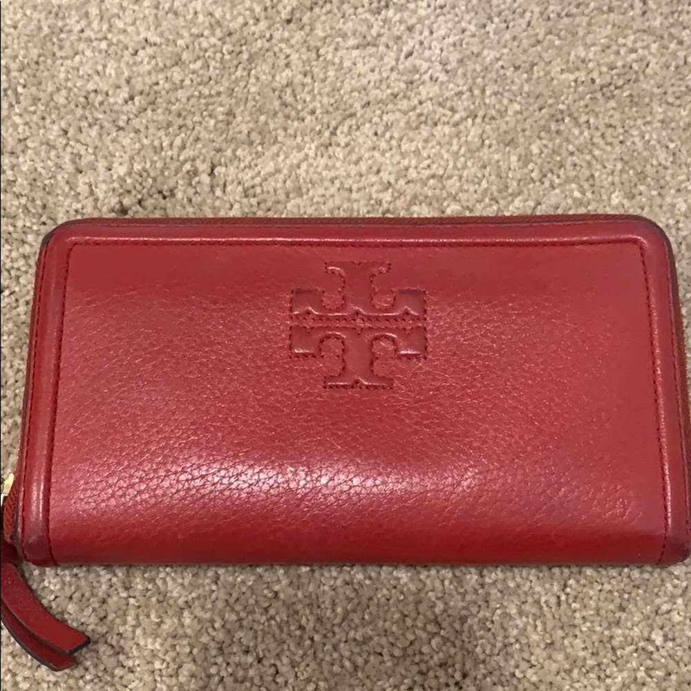 Tory Burch Red Wallet